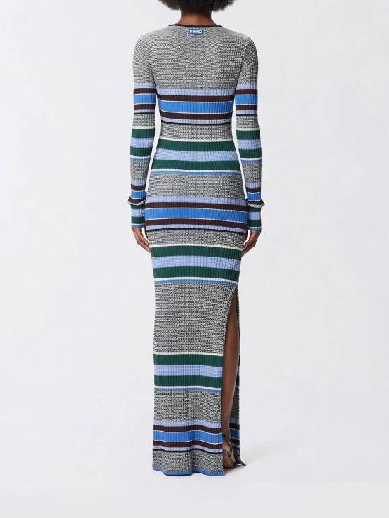 26SS 핑코 롱 원피스 106364A355 ZEA Multicolor - PINKO