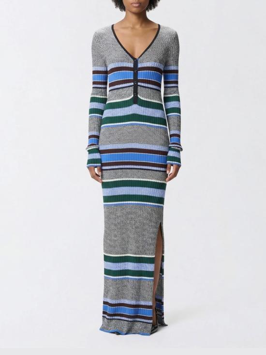 26SS 핑코 롱 원피스 106364A355 ZEA Multicolor