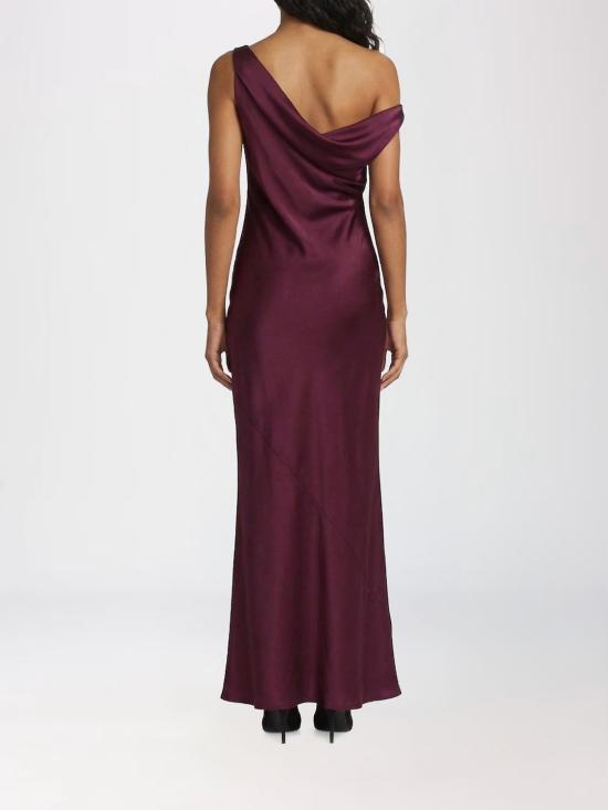 26SS 노마카말리 롱 원피스 ST4253SAO73 BORDEAUX Burgundy - NORMA KAMALI