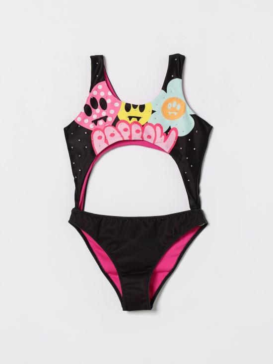 26SS [키즈] 바로우 원피스 수영복 S6BKJGSM238 110 Black