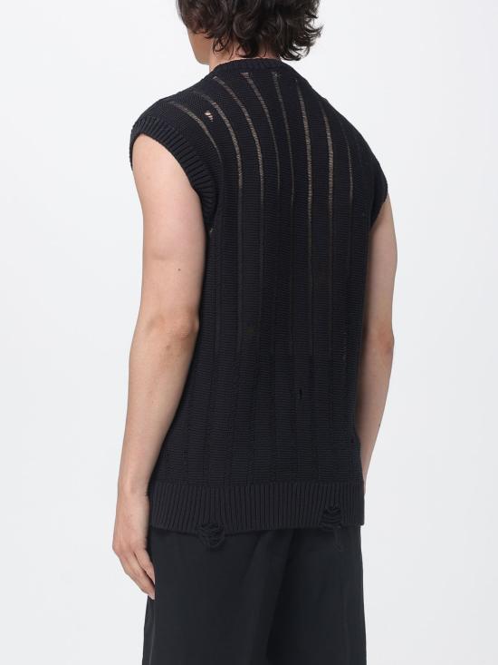 26SS 라니우스 니트 베스트 S6LAMAVE057 110 Black - LANEUS