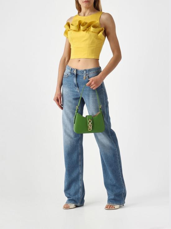 26SS 엘리자베타프랜치 탑 TO05462E2 EV4 Yellow - ELISABETTA FRANCHI