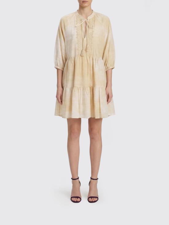 26SS 에르마노 피렌제 롱 원피스 D48EQ025EB4 MANDORLA Beige