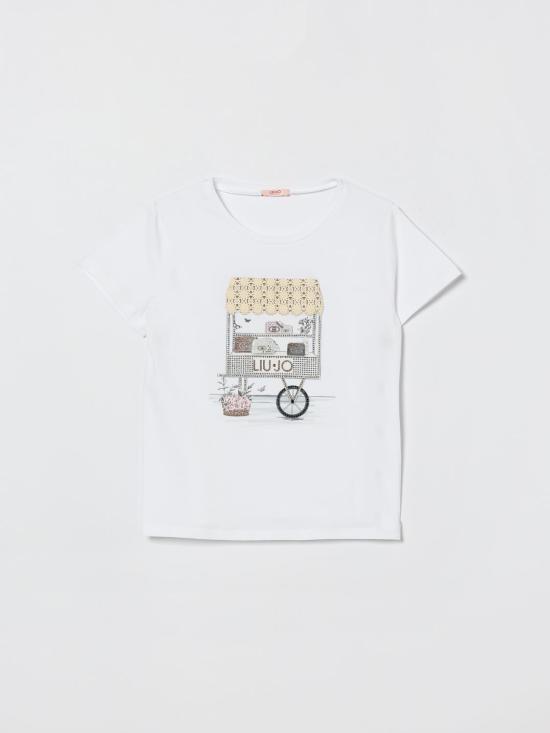 26SS [키즈] 리우조 티셔츠 GA6046JS003 L9037 White