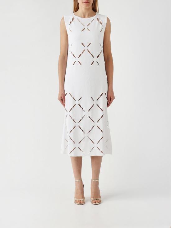 26SS 리비아나 콘티 롱 원피스 F6SA92 A01 White