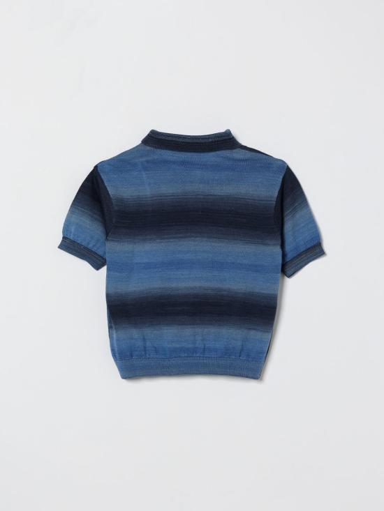 26SS [키즈] 돈답 폴로 셔츠 DMMA038CFL108 4005 Blue - DONDUP