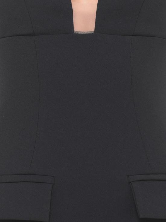 26SS 엘리자베타프랜치 숏 원피스 AB92661E2 110 Black - ELISABETTA FRANCHI