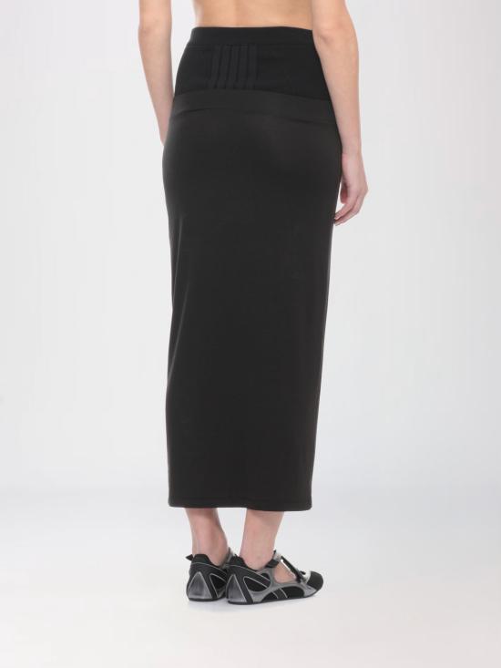 26SS 디 아티코 롱 스커트 260WCS00290JJJ075AA 100 Black - THE ATTICO