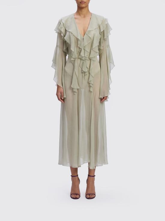 26SS 에리카 카발리니 롱 원피스 P6SU05 W92 Green