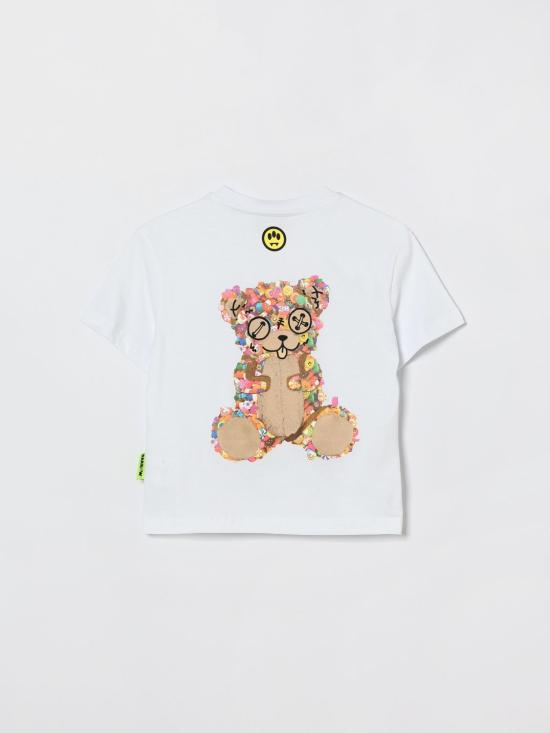 26SS [키즈] 바로우 티셔츠 S6BKJUTH075 002 White - BARROW