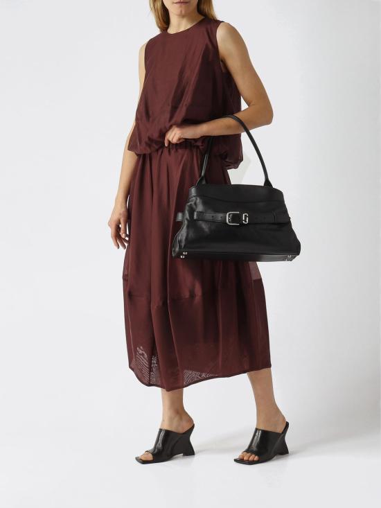 26SS 메이메이즈 롱 스커트 M6EF12 881 Burgundy - MEIMEIJ