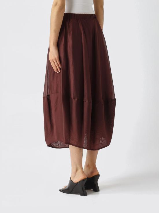 26SS 메이메이즈 롱 스커트 M6EF12 881 Burgundy - MEIMEIJ