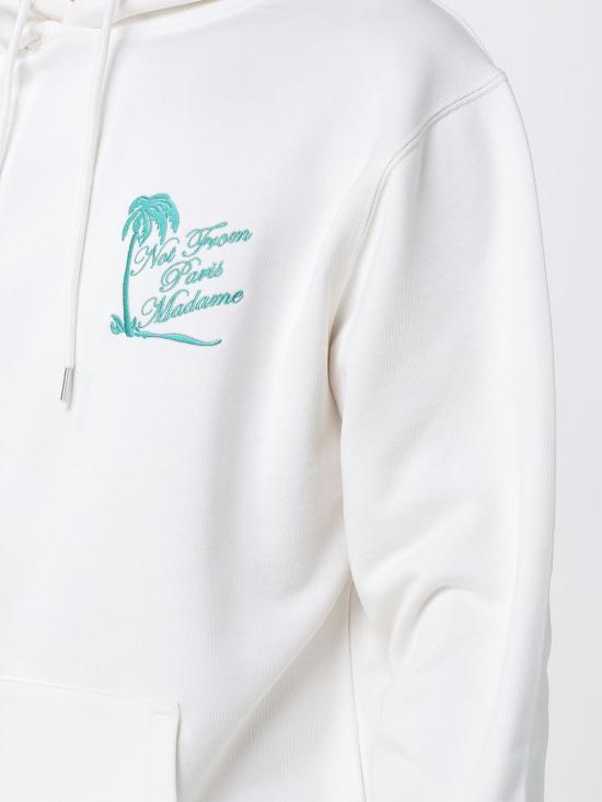 26SS 드롤드무슈 후드 티셔츠 KHO204CO127 OW White - DROLE DE MONSIEUR