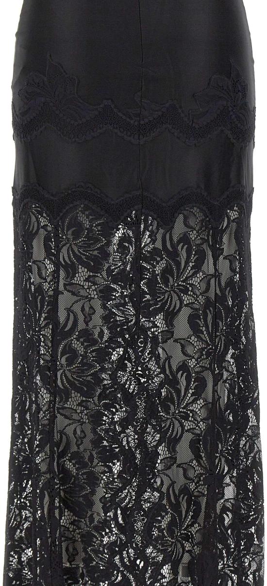 26SS 파코라반 롱 스커트 26PJJU021PA0170P001 BLACK - PACO RABANNE
