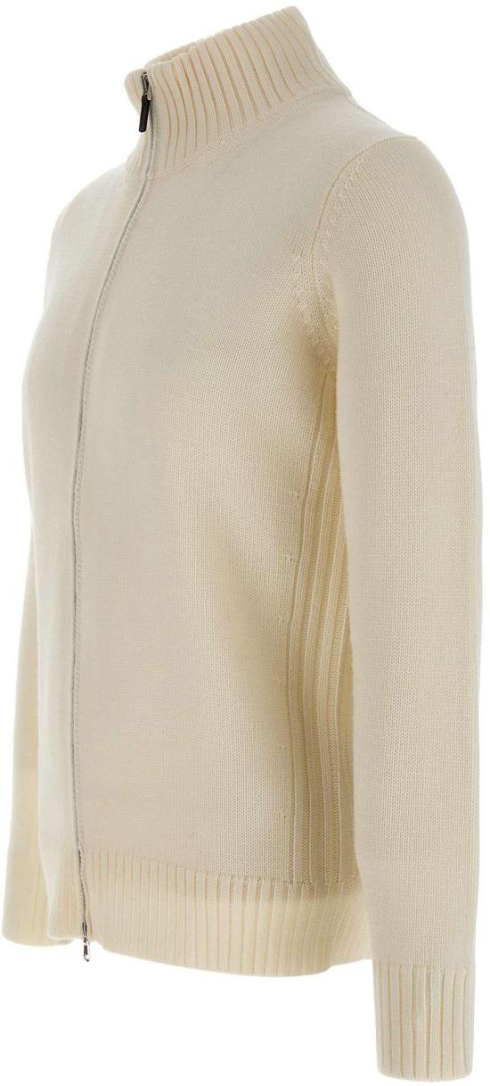 26FW 캉그라 집업 니트 210409001 WHITE - KANGRA