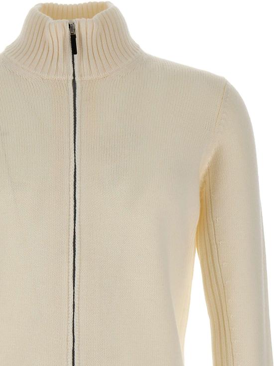 26FW 캉그라 집업 니트 210409001 WHITE - KANGRA