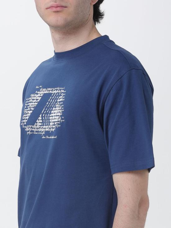 26SS 까웨 반팔 티셔츠 K71357W B67 Navy - K-WAY