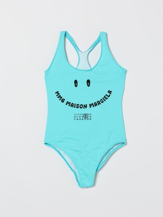 26SS [키즈] MM6 메종마르지엘라 원피스 수영복 M60991MM00P M6809 Blue