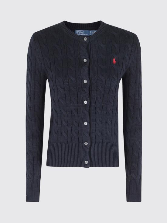 26SS 폴로 랄프로렌 폴로 자수 케이블 니트 가디건 211971868 008 Blue - POLO RALPH LAUREN