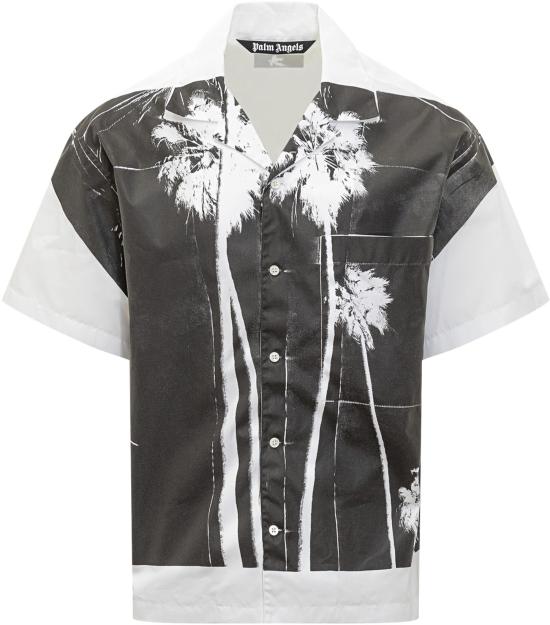 25FW 팜앤젤스 반팔 셔츠 PMGG00AF25FAB0020110 BLACK
