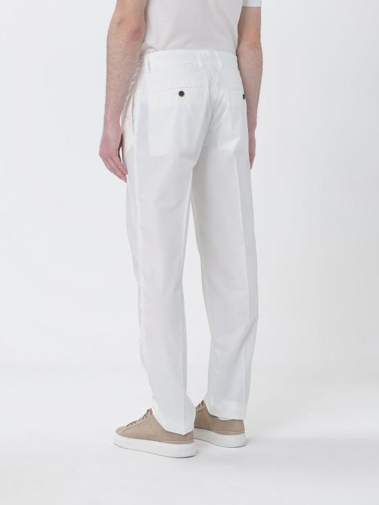 26SS 엠포리오 아르마니 스트레이트 팬츠 EM005898AF25633 U1055 White - EMPORIO ARMANI