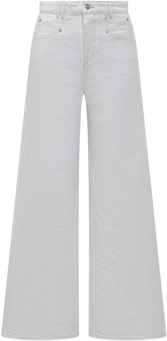 26SS 이자벨마랑 데님 팬츠 26PPA0052FBD1H02I20WH WHITE