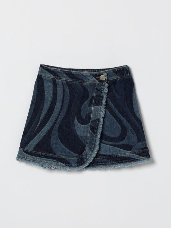 26SS [키즈] 푸찌 스커트 PY7B71L0384 620 Blue