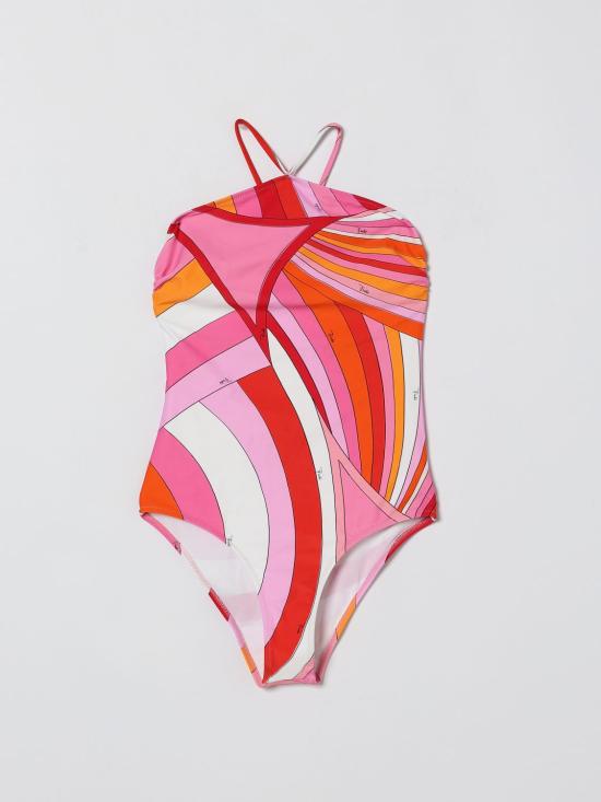 26SS [키즈] 푸찌 스윔팬츠 PYCA79Z3748 50EAR Red