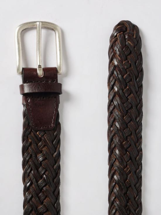 26SS 오르치아니 가죽 벨트 U08382MAS TMORO Dark - ORCIANI