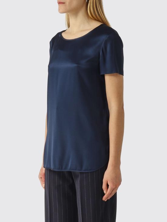 26SS 막스마라 반팔 티셔츠 2616111037600 021 Navy - MAX MARA