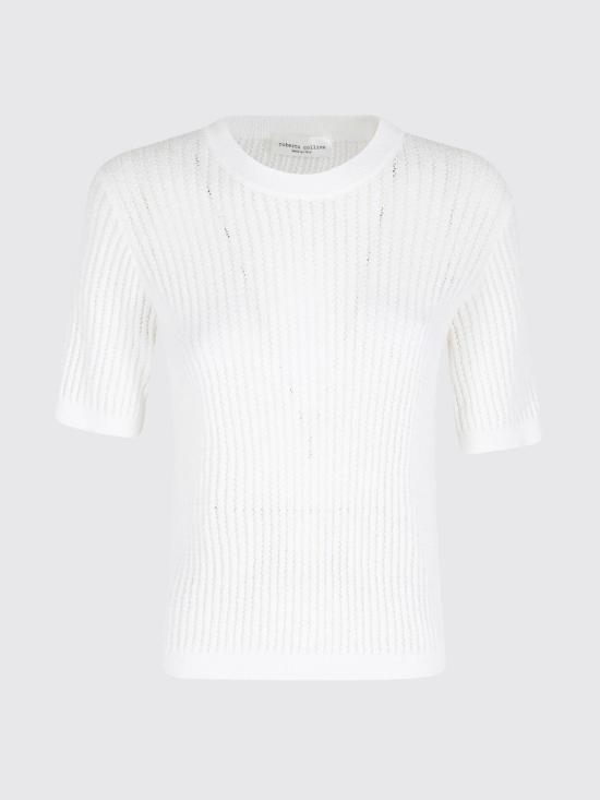 26SS 로베르토 콜리나 반팔 티셔츠 261FXA20021 BIANCO White - ROBERTO COLLINA