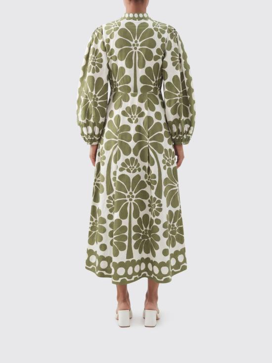 26SS 팜 리오 롱 원피스 344605 26083 Green - FARM RIO