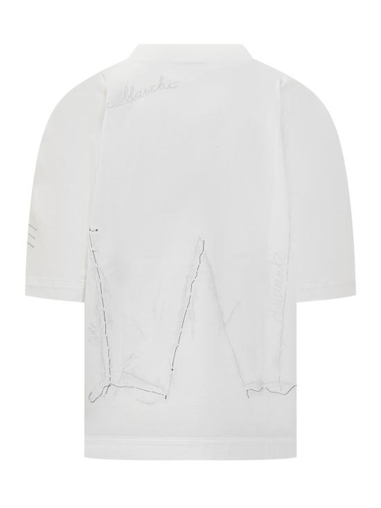 25FW 지방시 반팔 티셔츠 BW70FGP75M100 WHITE - GIVENCHY