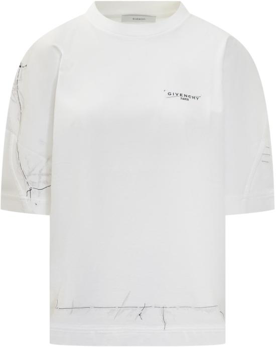 25FW 지방시 반팔 티셔츠 BW70FGP75M100 WHITE
