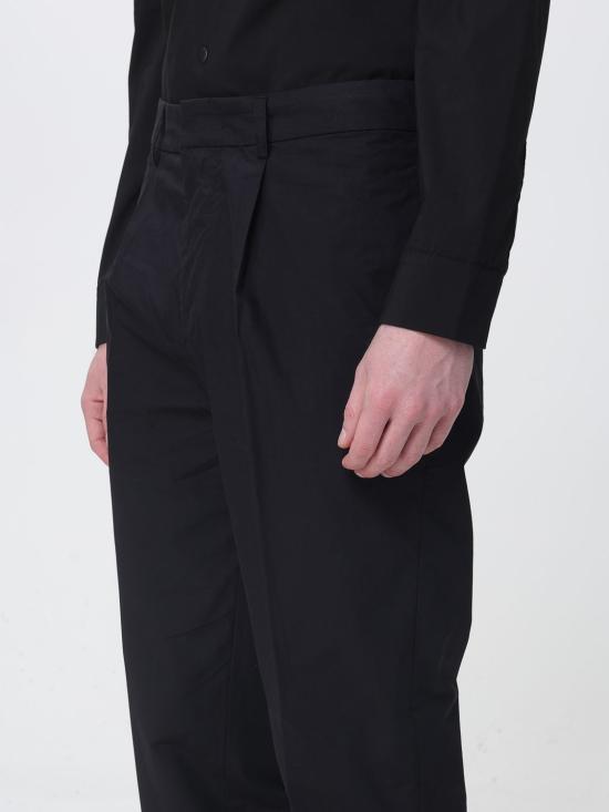 26SS 엠포리오 아르마니 스트레이트 팬츠 EM005898AF25633 UC001 Black - EMPORIO ARMANI