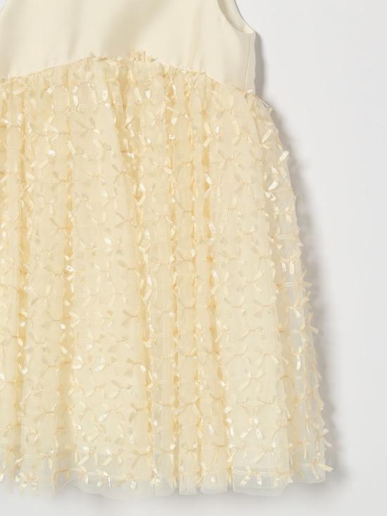 26SS [키즈] 시모네타 원피스 SY1A32T0102 137 Cream - SIMONETTA