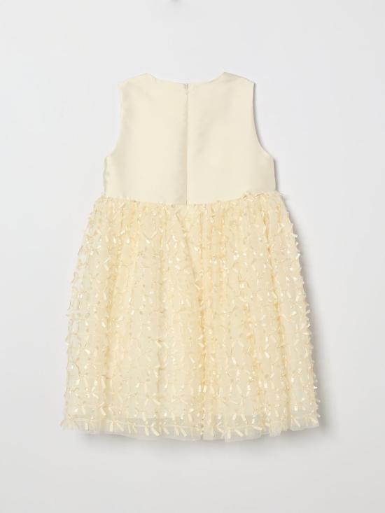 26SS [키즈] 시모네타 원피스 SY1A32T0102 137 Cream - SIMONETTA
