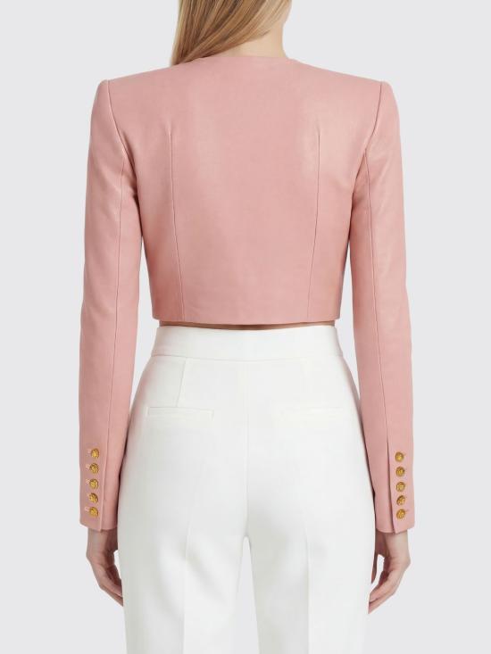 26SS 발망 자켓 GF1SD252LE04 4HR Pink - BALMAIN