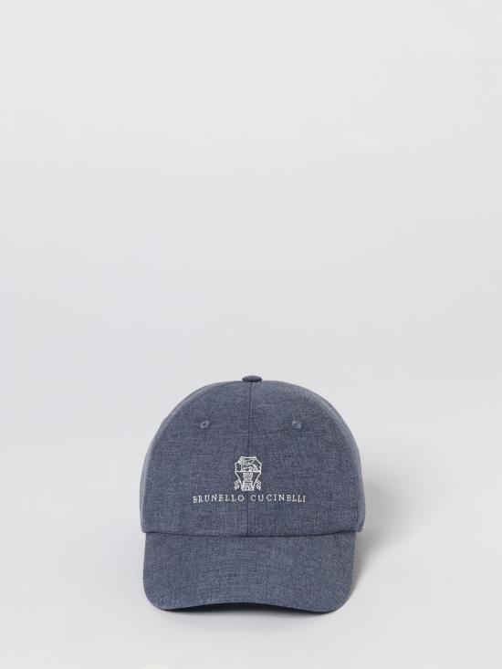 26SS 브루넬로 쿠치넬리 볼캡 MR4999850 CKO52 Denim - BRUNELLO CUCINELLI