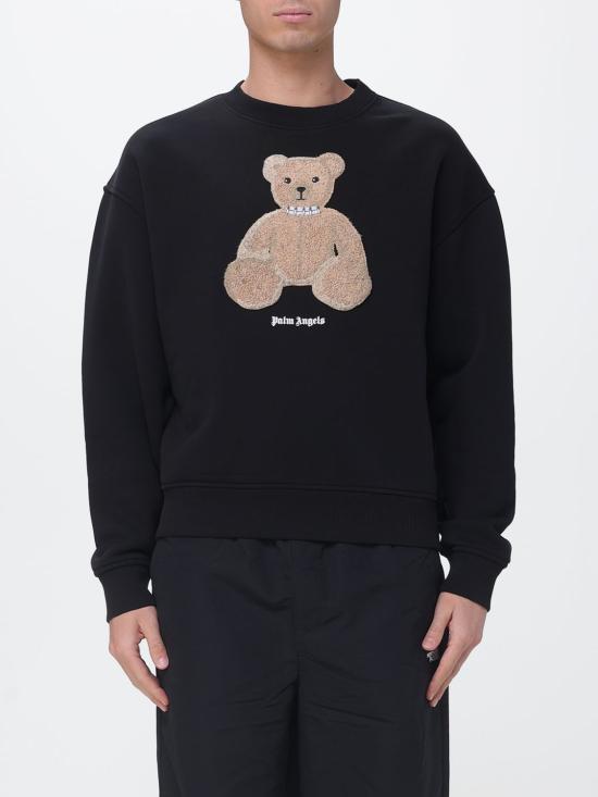 26SS 팜앤젤스 긴팔 티셔츠 PMBA08HS26FLE009 1060 Black