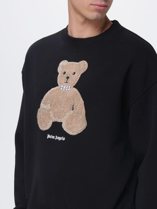 26SS 팜앤젤스 긴팔 티셔츠 PMBA08HS26FLE009 1060 Black - PALM ANGELS