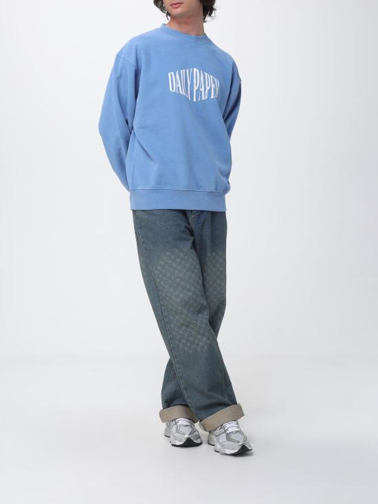 26SS 데일리 페이퍼 긴팔 티셔츠 2610030 637 Blue - DAILY PAPER