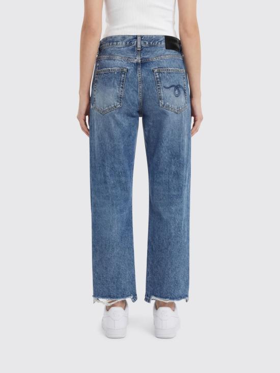 26SS 알13 데님 팬츠 R13W50839 RIPS Blue - R13