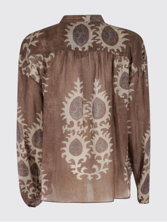 26SS 바잘 디럭스 블라우스 S11631100 116 Brown - BAZAR DELUXE