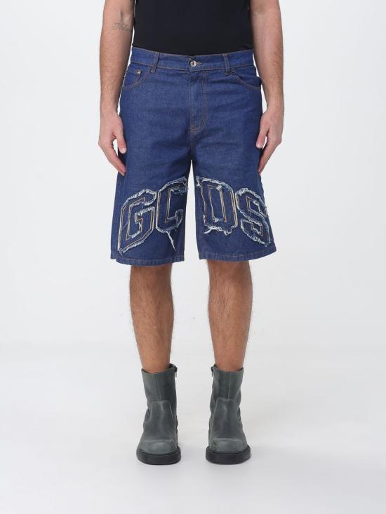 26SS 지씨디에스 데님 숏팬츠 C1MWQLL223D073 777E Blue