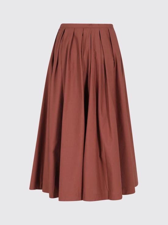 26SS 로베르토 콜리나 롱 스커트 261FXA51067 MATTONE Brown - ROBERTO COLLINA