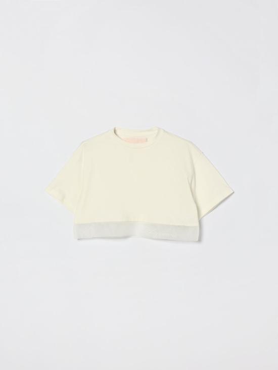 26SS [키즈] 미스블루마린 티셔츠 BFTS0200JF031 0000 Yellow Cream