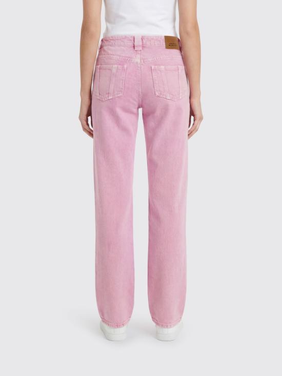 26SS 이자벨마랑에뚜왈 데님 팬츠 PA0671FAD1H02E 40PK Pink - ISABEL MARANT ETOILE