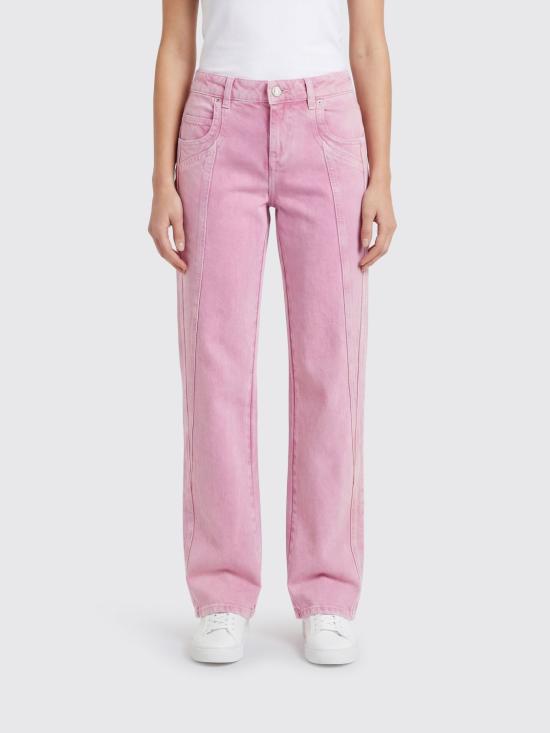 26SS 이자벨마랑에뚜왈 데님 팬츠 PA0671FAD1H02E 40PK Pink