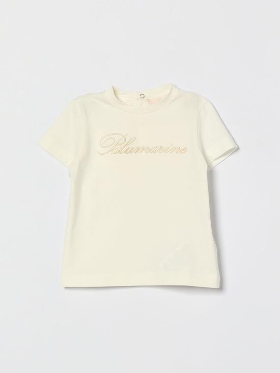 26SS [키즈] 미스블루마린 티셔츠 BGTS0090JF031 0000 Yellow Cream